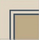 Mission Striped Border Cement Tile 8"x8" Sonata Colorway