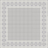 Mission Amalia B Border with Gris Field Rug
