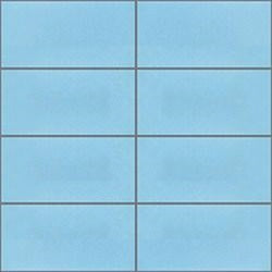 Mission Azul Caribe 4"x8" Encaustic Cement Tile
