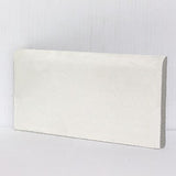 Mission Cement Tile 4"x8" Base Trim or Molding - White