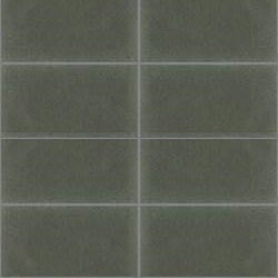 Mission Charcoal 4"x8" Encaustic Cement Tile
