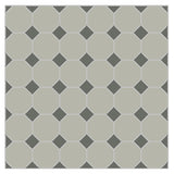 Mission Clam Octagon with Natural Gray Dot Encaustic Cement Tile