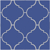 Mission Colonial 10" Encaustic Cement Tile - Azul Rey