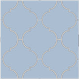 Mission Malaga Encaustic Cement Tile 8" x 8"- Blue Clair