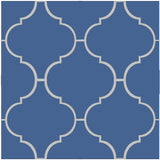 Mission Malaga Encaustic Cement Tile 8" x 8" - Blue Fonce