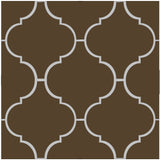 Mission Malaga Encaustic Cement Tile 8" x 8" - Dark Brown