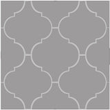 Mission Malaga Encaustic Cement Tile 8"x8" - Oxford Gray