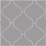 Mission Malaga Encaustic Cement Tile 8"x8" - Oxford Gray