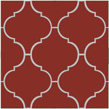 Mission Malaga Encaustic Cement Tile 8" x 8" - Rouge