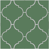 Mission Malaga Encaustic Cement Tile 8" x 8" - Vert Fonce