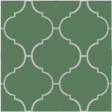 Mission Malaga Encaustic Cement Tile 8" x 8" - Vert Fonce