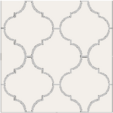 Mission Malaga Encaustic Cement Tile 8"x8"  - White