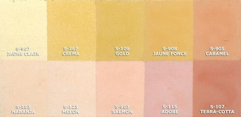 Mission Color Tablet C  - Yellow, Orange, Pink colors