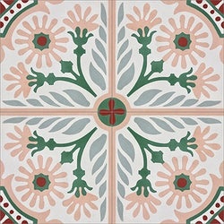 Mission Giverny Cement Tile Quarter Design