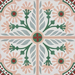 Mission Giverny Cement Tile Quarter Design