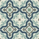 Mission Pescadero B Encaustic Cement Tile Rug