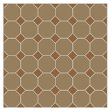 Mission Sandstone Octagon with Mohave Dot Encaustic Cement Tile