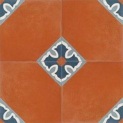 Mission Spanish Colonial #1 Cement Tile Quarter Design