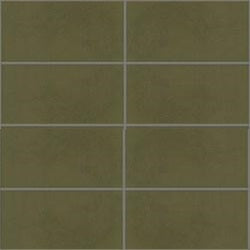 Mission Verde Militar 4"x8" Encaustic Cement Tile