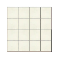 Mission White 3"x3" Encaustic Cement Tile
