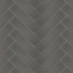 Avente Mission Charcoal 2"x8" Cement Tile Herringbone Rug