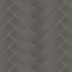 Avente Mission Charcoal 2"x8" Cement Tile Herringbone Rug