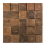 Monterey 4"x4" Rustic Relief Deco Tile - Spanish Cotto