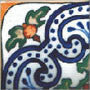 Portuguese Oporto 3" x 3" Hand Painted Ceramic Tile
