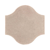 Clay Arabesque 11"x11" Pata Grande Tile - Rustic White