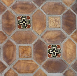  Arabesque Tuscan Mustard 4"x8" Picket Set Cement Tile
