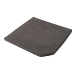  Premium Charcoal 12"x12" Clipped Corner Cement Tile