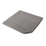  Premium Sidewalk Gray 12"x12" Clipped Corner Cement Tile
