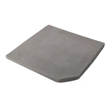  Premium Sidewalk Gray 8"x8" Clipped Corner Cement Tile
