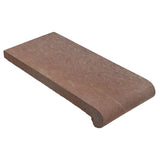 Rustic 6" Cement Tile Stair Tread - Beachwood Flash