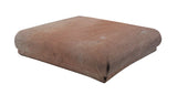 Rustic Cement Tile Corner Coping 12"x12"x3" - Beachwood Flash