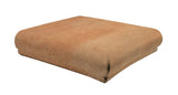 Rustic Cement Tile Corner Coping 12"x12"x3" - Cafe Olay