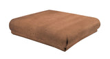 Rustic Cement Tile Corner Coping 12"x12"x3" - Cotto Dark