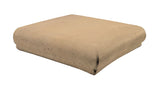 Rustic Cement Tile Corner Coping 12"x12"x3" - Old California