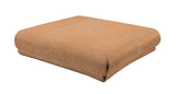 Rustic Cement Tile Corner Coping 12"x12"x3" - Saltillo