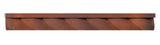 Rustic 16" Rope Step Molding -Red Flash