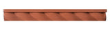 Rustic 16" Rope Step Molding - Mission Red