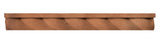 Rustic 16" Rope Step Molding - Cotto Dark