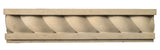 Rustic 16" Rope Wall Moulding - Bone