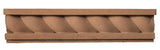 Rustic 16" Rope Wall Moulding - Flagstone