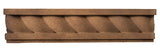 Rustic 16" Rope Wall Moulding - Tuscan Mustard