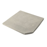Rustic Cement Tile 8" x 8" Clipped Corner - Rice