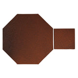  Rustic Terracotta 10" Octagon Leather