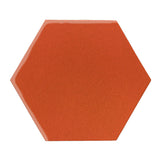 Rustic Terracotta 12" Hexagon Hazard County Orange