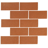  Rustic Terracotta 2"x4". Red Iron