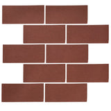 Rustic Terracotta 3"x6" Unglazed Mission Brown